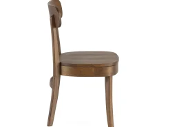 Pack 2 sillas Nala Color Nogal, Madera Maciza