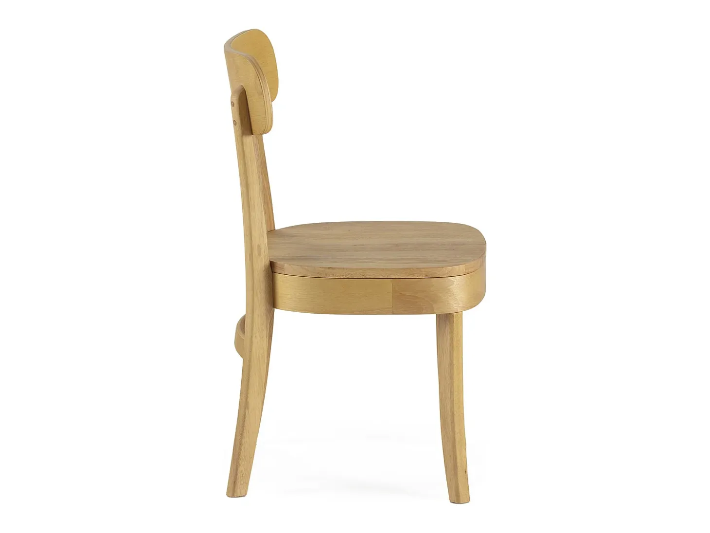 Pack 2 sillas Nala Color Roble, Madera Maciza