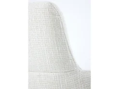 Pack 4 sillones tapizados tweed blanco moteado
