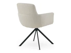 Pack 4 sillones tapizados tweed blanco moteado