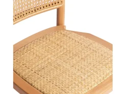 Pack de 2 sillas de comedor Toscana ratán natural Adec