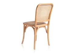 Pack de 2 sillas de comedor Toscana ratán natural Adec