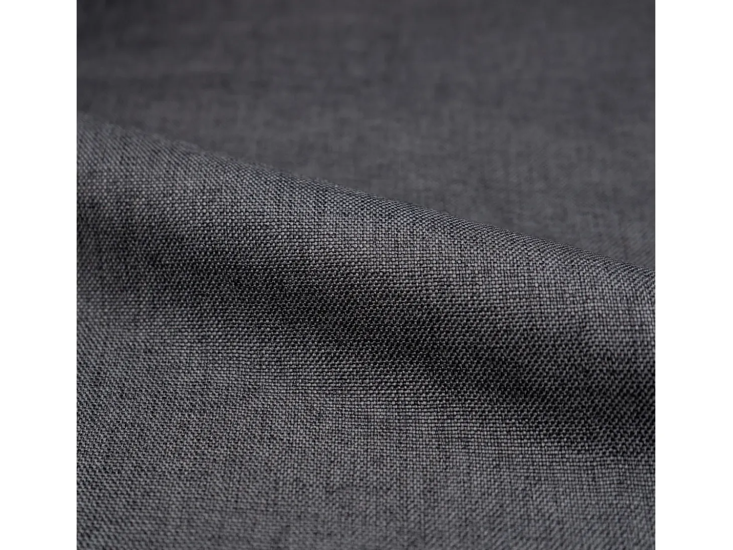 Pack de 4 sillas de tela gris oscuro y gris claro - Cozy