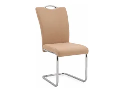 Pack de 4 Sillas Elegantes en Tejido Beige – Sillas para Comedor y Salón, Dimensiones: 44 x 61 x 98 cm.