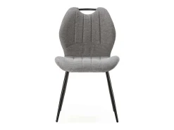 Pack de 4 sillas md-Omar tapizado textil gris antracita, 86cm(alto) 48cm(ancho) 58cm(largo