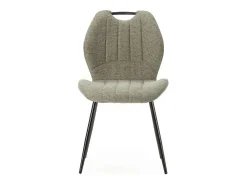 Pack de 4 sillas md-Omar tapizado textil verde/negro, 86cm(alto) 48cm(ancho) 58cm(largo)