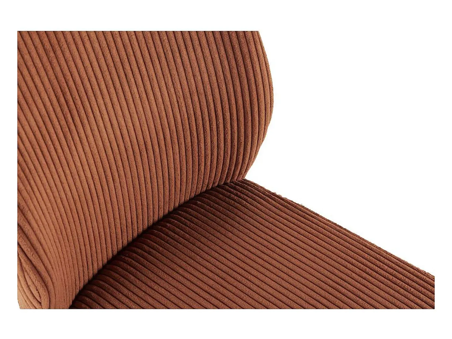 Pack de 2 sillas md-Pau tapizado textil teja, 98cm(alto) 45cm(ancho) 60cm(largo)