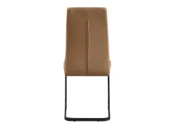Pack de 4 sillas Md-Tacoma tapizadas en tejido marrón, 100cm(alto) 43cm(ancho) 45cm(fondo