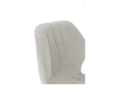 Pack de 4 sillas modelo Miño tapizado textil gris hielo, 85cm(alto) 47cm(ancho) 58cm(larg