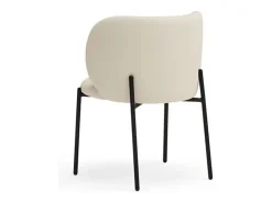 Pack de 2 sillas modelo Mogi tapizado en textil beige, 49/81cm (alto) 59cm (ancho) 56cm (l