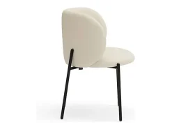 Pack de 2 sillas modelo Mogi tapizado en textil beige, 49/81cm (alto) 59cm (ancho) 56cm (l
