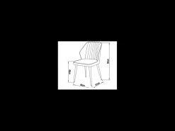 Pack de 4 sillas modelo Triana tapizadas en microfibra visón, 49cm(ancho ) 84cm(altura) 6