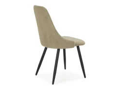 Pack de 4 sillas para cocina o comedor Izan tapizado textil verde, 91cm(alto) 50cm(ancho)