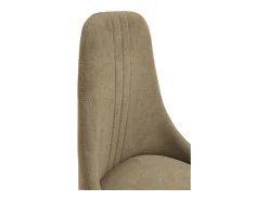 Pack de 4 sillas para cocina o comedor Diego tapizado textil verde, 91cm(alto) 50cm(ancho)