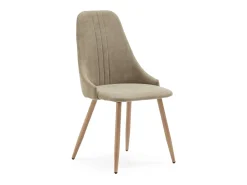 Pack de 4 sillas para cocina o comedor Diego tapizado textil verde, 91cm(alto) 50cm(ancho)