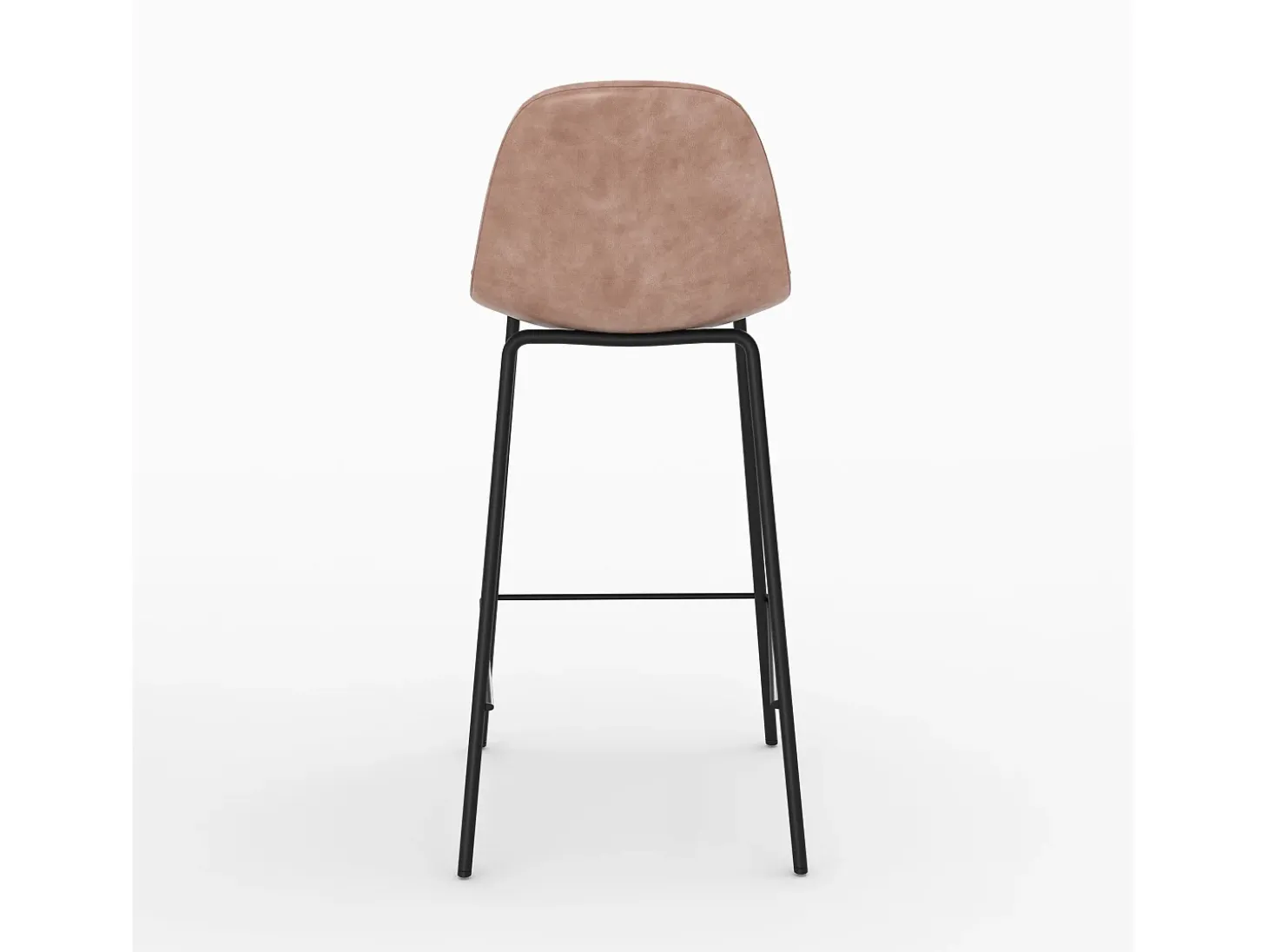 Pack de 4 sillas para isla central topo y gris/negro 65 cm - Henrik