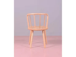 Pack de 2 sillas rústicas para el comedor - Organic - Haya natural