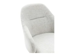 Pack de 2 sillones giratorias modelo Tamesis tapizado textil taupe, 84cm(alto) 56.5cm(anch