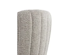 Pack de 4 sillones giratorios tapizados en chenilla color beige