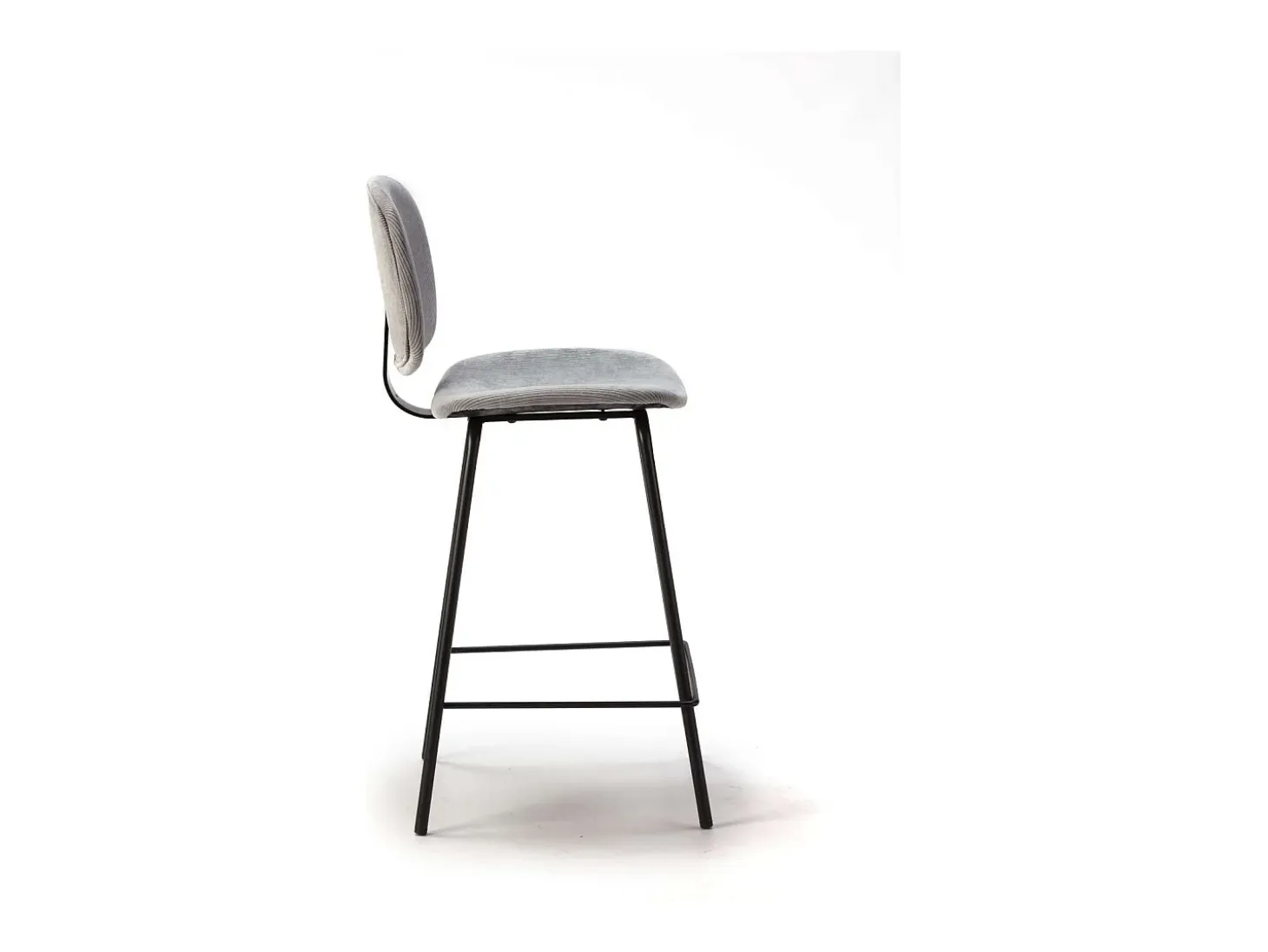 Pack de 2 taburetes modelo MARIO acabado gris, 65/98cm(alto) 50cm(ancho) 44cm (largo)