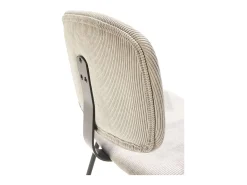 Pack de 2 taburetes modelo MARIO acabado gris, 65/98cm(alto) 50cm(ancho) 44cm (largo)