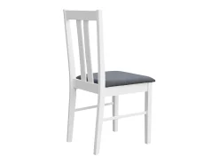 Pack mod. Classic blanco y gris melamina tapizado gris (2 sillas de cocina)
