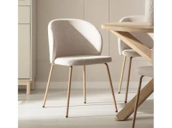 Packs 4 sillas Beige 49 x 80 cm