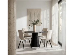 Packs 4 sillas Beige 43 x 87 cm