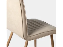 Packs 4 sillas Beige 44 x 86 cm