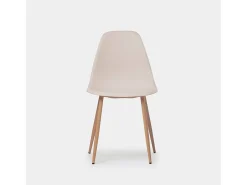 Packs 6 sillas Beige 45 x 80 cm