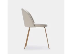 Packs 4 sillas Beige 48 x 81 cm