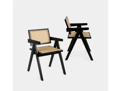 Packs 2 sillas Negro 51 x 80 cm