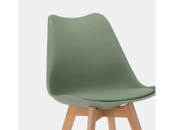 Packs 4 sillas Verde oscuro 48 x 82 cm