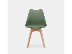 Packs 4 sillas Verde oscuro 48 x 82 cm