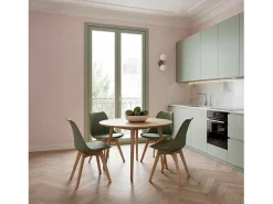 Packs 4 sillas Verde oscuro 48 x 82 cm