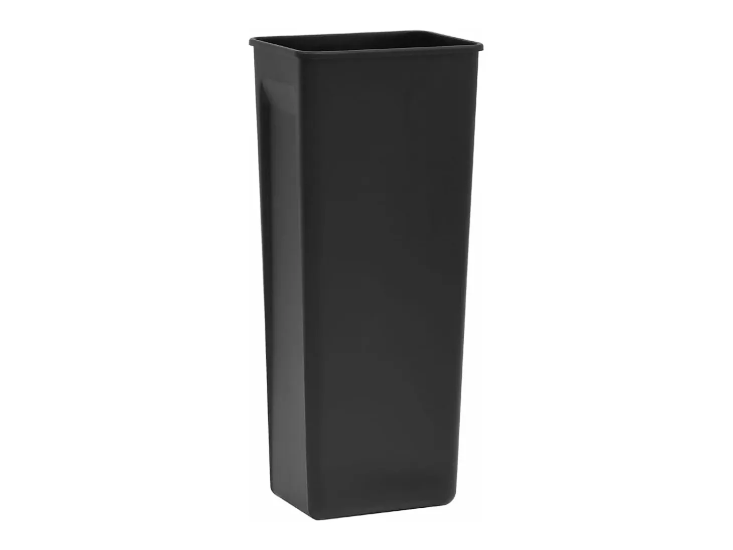 Papelera de pedal antihuellas de acero inoxidable de 30 litros color negro 02_0006099