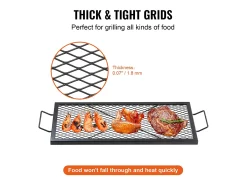 Parrilla de Cocina SucceBuy para Fogón Exterior X-Marks de 81CM, Parrilla de Cocina en Acero Robusto
