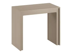 Pinocho - Consola extensible (42,5/302,5 x 90 cm) en MDF lacado gris paloma
