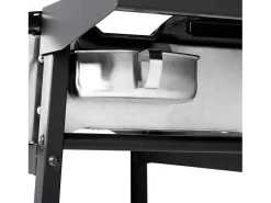 Plancha de asar a gas 2 fuegos 5,3kW PAMPLUNA