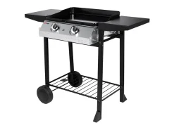 Plancha de asar a gas 2 fuegos 5,3kW PAMPLUNA