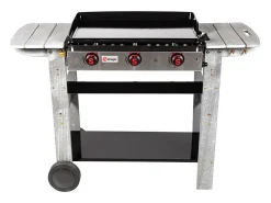 Plancha de asar a gas SAN SEBASTIAN 3 quemadores 8kW