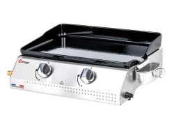 Plancha de asar a gas VERA 200 2 quemadores 5,3kW