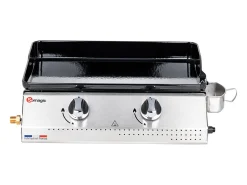 Plancha de asar a gas VERA 200 2 quemadores 5,3kW