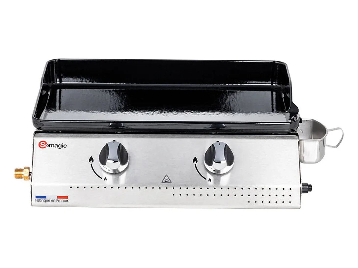 Plancha de asar a gas VERA 200 2 quemadores 5,3kW