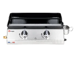 Plancha de asar a gas VERA 200 2 quemadores 5,3kW
