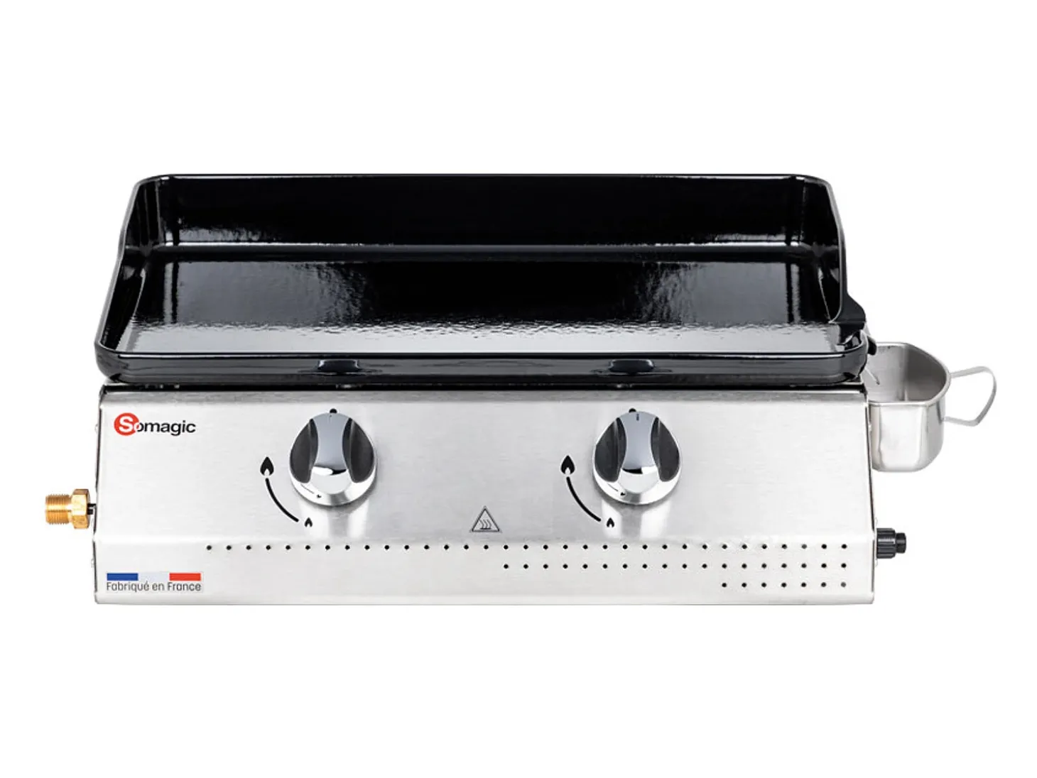 Plancha de asar a gas VERA 200 2 quemadores 5,3kW