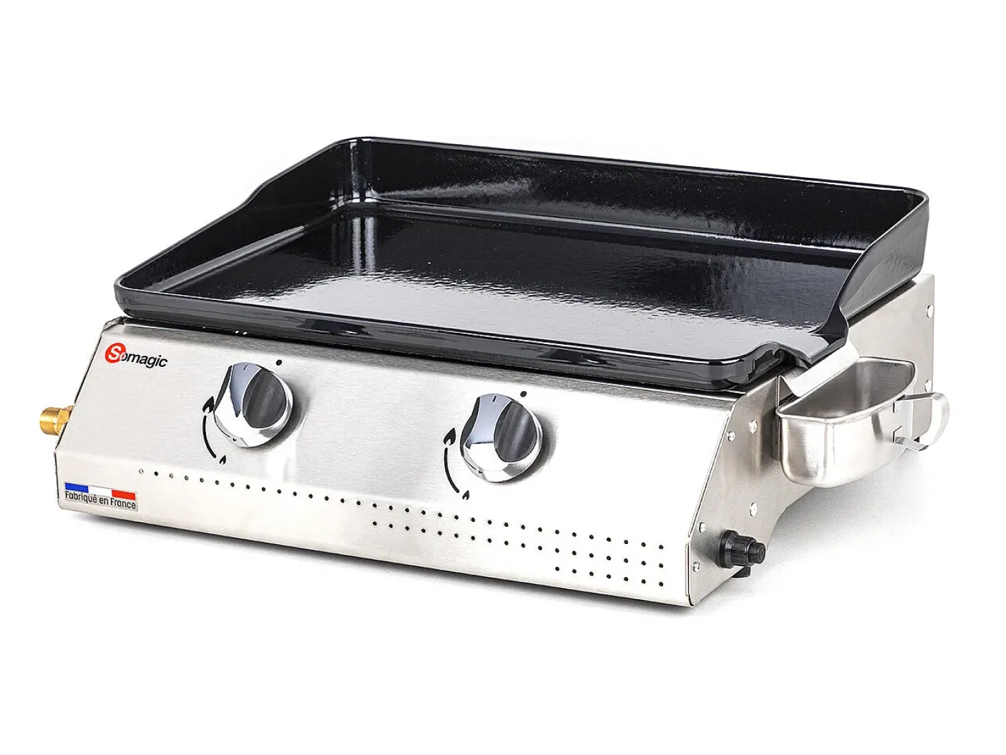 Plancha de asar a gas VERA 200 2 quemadores 5,3kW