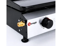 Plancha de gas de 3 fuegos ANETO