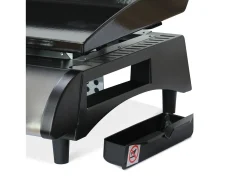 Plancha de gas de 3 quemadores 7,5kw + carro negro