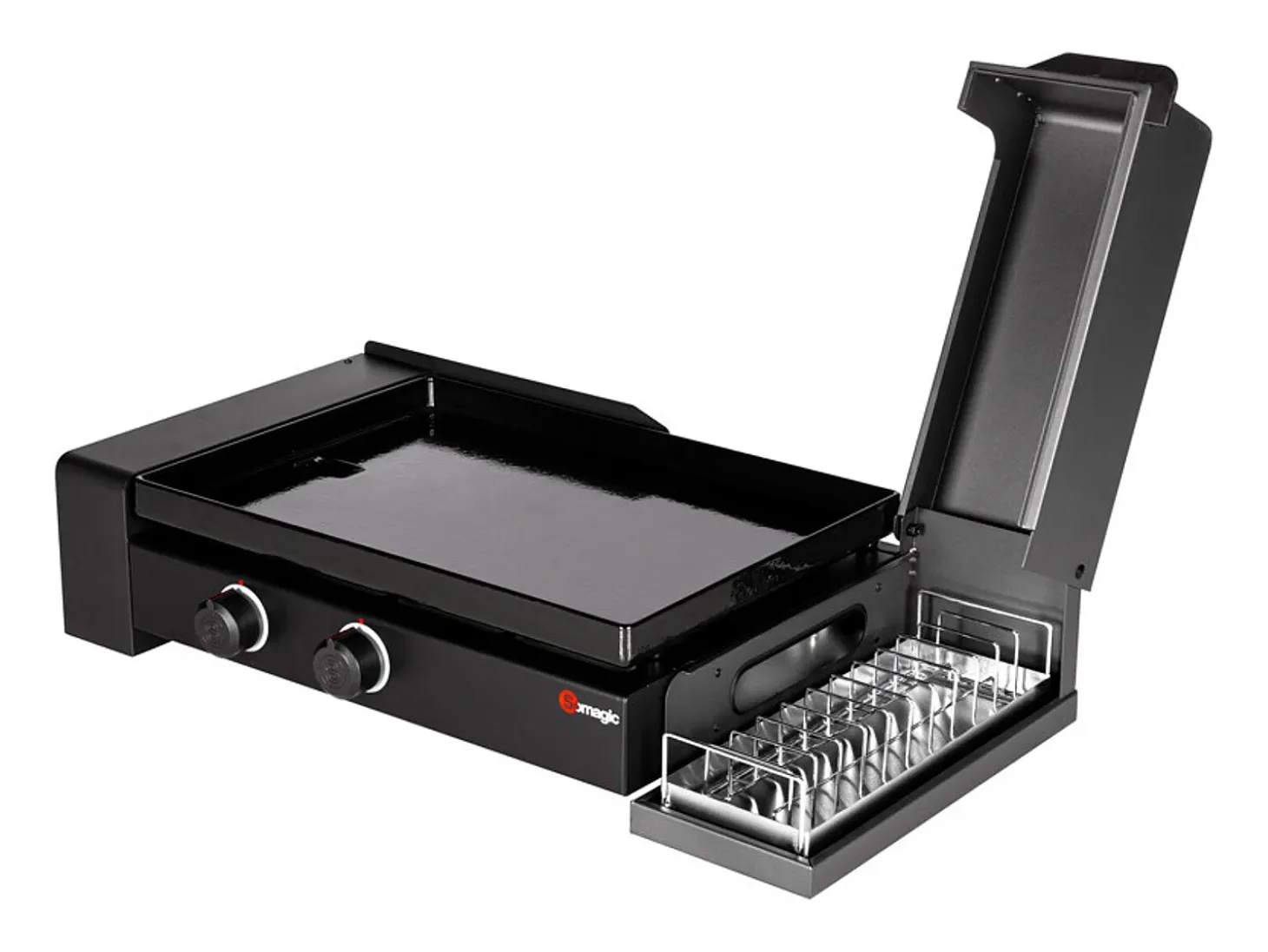 Plancha de gas especial hamburguesas 5,6kW - SOMAGIC